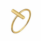 Gold Ring Kreuzförmig
