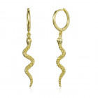 Gold Snake Ear Hangers