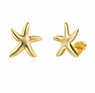 Gold Seastar Earrings